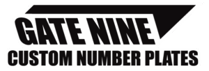 Gate Nine Custom Number Plates